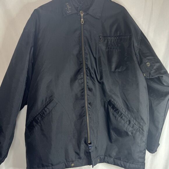 Adidas Vintage Soccer Bomber Light Jacket 98 size M - Picture 1 of 16